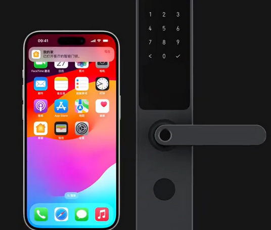 崇左iPhone维修站分享在iPhone上使用家庭钥匙开启智能门锁 
