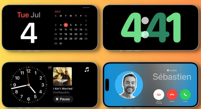 崇左苹果手机维修分享iOS17横屏充电待机显示有什么好处 