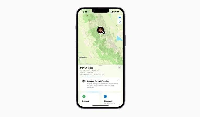 崇左苹果14维修分享iPhone14系列中 FindMy功能通过卫星分享位置方法教程 